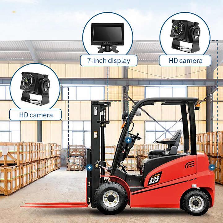 PR-FC700 Forklift reversing camera system Front View